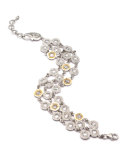 Opera Crystal & Diamond 3-Row Bracelet