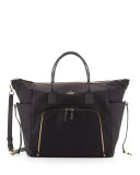 hildy classic nylon baby bag, black