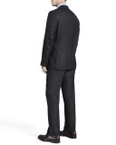 Two-Button Wool Suit, Gray