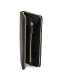 Panama Large Zip Wallet, Black