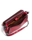 17 Leather Saddle Bag, Black Copper/1941 Red