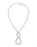 Long Pave Swarovski® Crystal Infinity Pendant Necklace, 33.5"