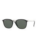 Men's Square Solid Sunglasses