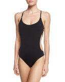 Modern Nomad Crocheted-Back One-Piece Swimsuit