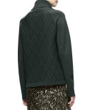 Long-Sleeve Turtleneck Sweater, Olive