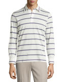 Long-Sleeve Striped Shirt, Lilac