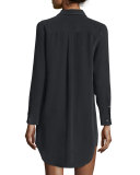 Slim Signature Long-Sleeve Dress, True Black