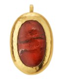 CRUSH PENDANT RED JASPER