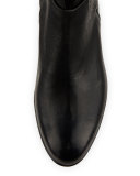 Harriet Leather Ankle Boot, Black