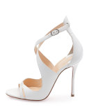 Malefissima Crisscross 100mm Red Sole Sandal