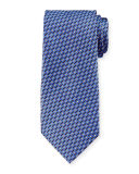 Dot & Slash Neat Printed Tie