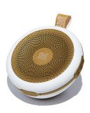 White/Gold Go-Go Wireless Speaker