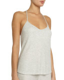 Bailey T-Back Camisole, Marble Gray