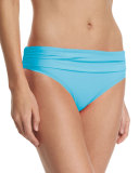 Cabana Solids Banded Swim Bottom