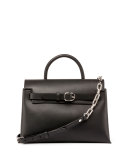 Attica Chain Crossbody Bag, Black