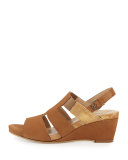Kaleo Leather Wedge Sandal, Viso