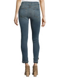 Released Stagger-Hem Skinny Jeans, Merrick