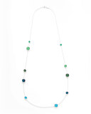 925 Rock Candy Wonderland Lollipop Station Necklace in Taffeta, 40"