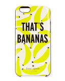 that's bananas iphone 6/6s case, cream/multi