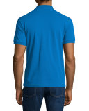 Core Short-Sleeve Pique Polo Shirt, Bright Opal