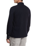 Piqué Long-Sleeve Polo Shirt
