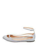 Stardust Babe Patent Ballerina Rockstud Flat