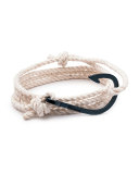 Men's Hook Rope Bracelet, Navy