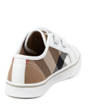 Check Double-Strap Sneaker, Toddler 
