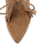 Ciera Suede Tassel Bootie, Gesso