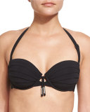 Hanna Gathered Bandeau Swim Top