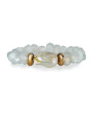 Baroque Pearl & Java Glass Beaded Bracelet