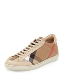Hartfields Check Sneaker, Light Honey
