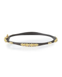 Midnight Sapphire & Diamond Huggie Bracelet
