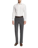 Benson Standard-Fit Lightweight Trousers, Gray