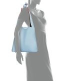 Estia Small Leather Tote Bag, Navy
