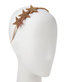 Embellished Star Rhinestone Headband, Gold