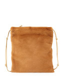 Medicine Large Mink Pouch Bag, Caramel