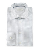 Contemporary Fit Micro-Dot Woven Dress Shirt, Multi