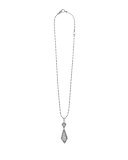 Sterling Silver Caviar Spark Pendant Necklace