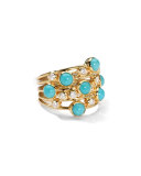 Turquoise & Diamond Constellation Ring