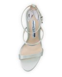 Rosalind Strappy Bridal Sandal, Ice Blue