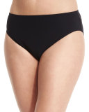 Jezebel High Waist Bikini Bottom, Black