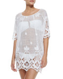 Jessica Sheer Scalloped Caftan