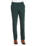 Standard-Fit Brushed Stretch Cotton Pants