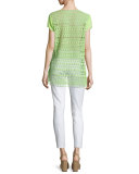 Harva Crochet-Back Top