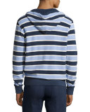 Karson Toweling Striped Hoodie