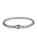 Extra Small Chain Bracelet w/ Pave Clasp