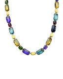 Murano Mixed-Stone Collar Necklace, 17"L