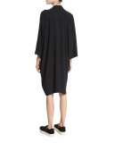 Easy Pullover Dress, Black
