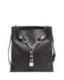 Attica Chain Crossbody Bag, Black